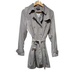 Atelier Noir by RUDSAK Light Silver Gray Trench Coat Women’s Size M